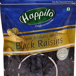 Happilo Premium Afghani Seedless Black Raisins