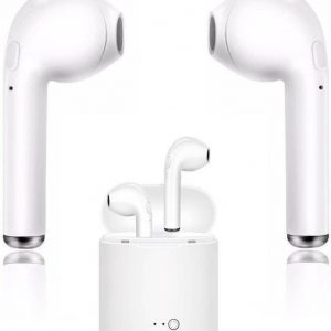 LANIX Wireless i7s Twins Earbud With 1 Connect 2 Function Support Bluetooth Headset with Mic (White, In the Ear)